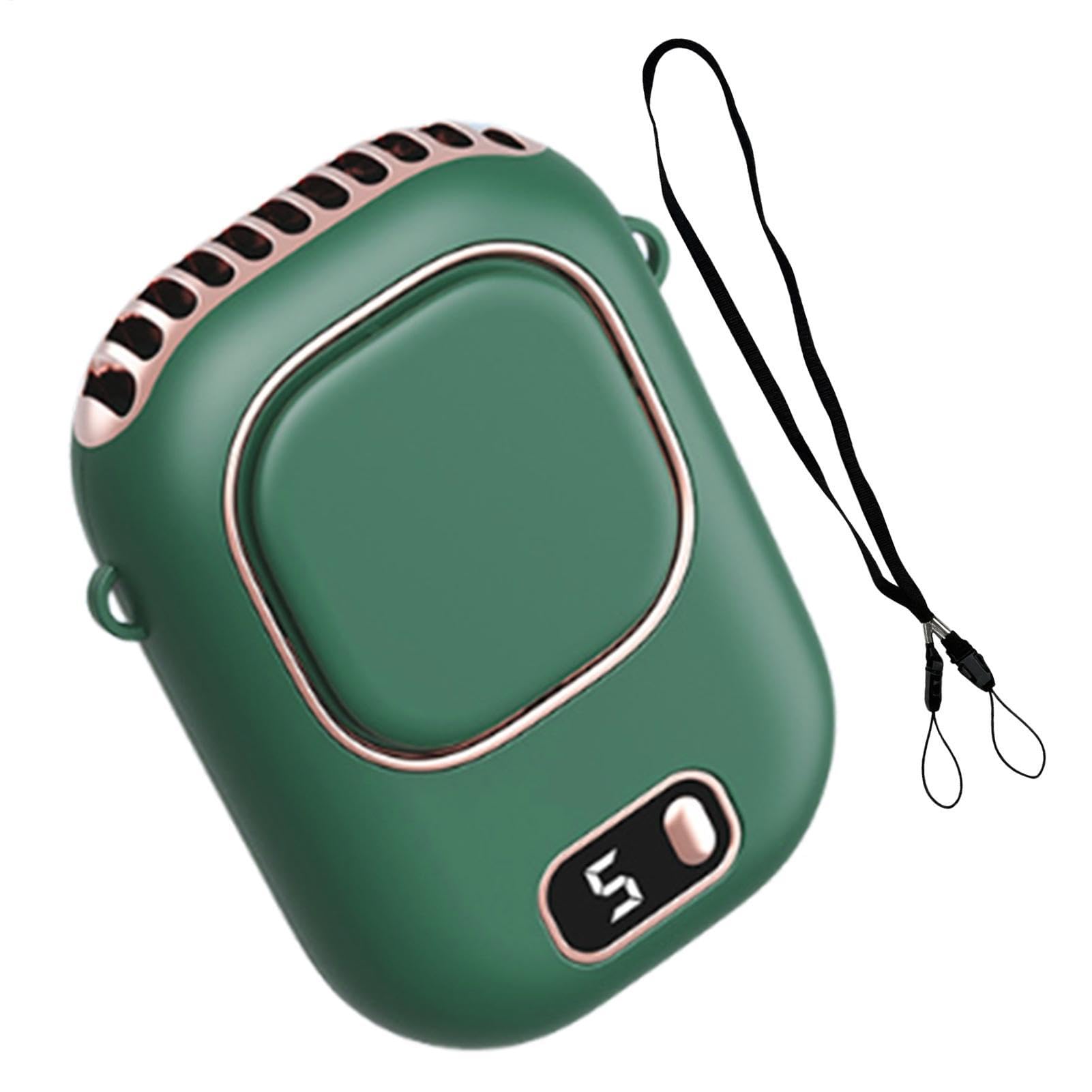 Ventilador de cintura sin aspas con pantalla digital de batería