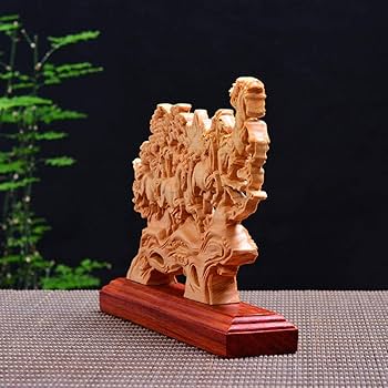 木製彫刻 約80cm Amazon.co.jp: 像の置物 木彫りの馬 8頭の馬 木工品の贈り物