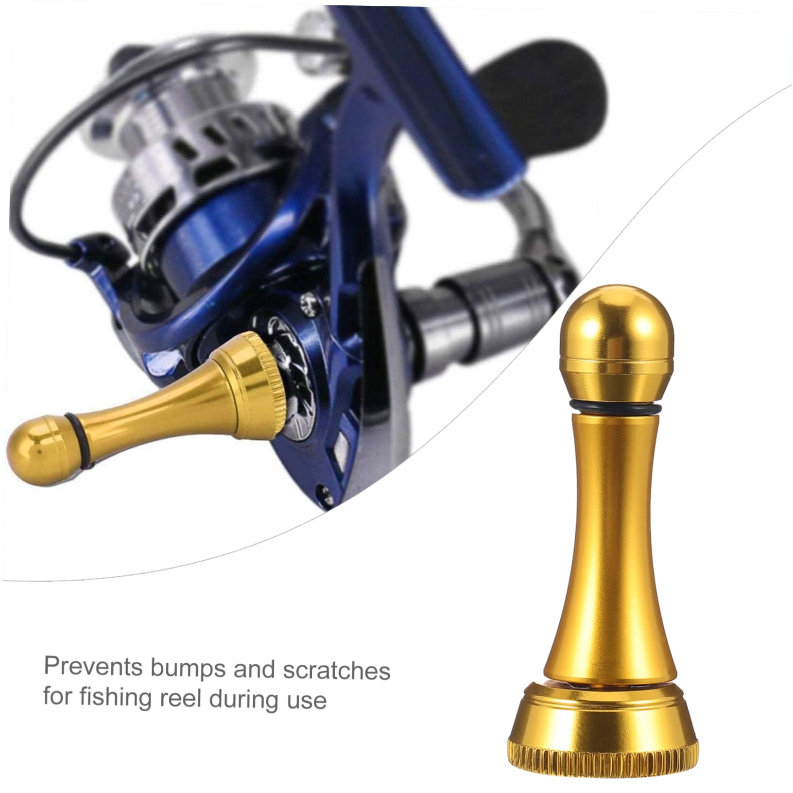 PRETYZOOM Fishing Wheel Balancer Device Collision Balance Bar for Enhanced Stability Durable Conversion Lure Accessory Protects Fishing Reel from Scratches and Bumps Suitable