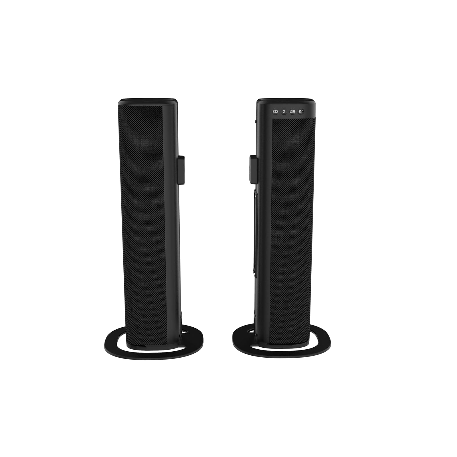 TOVZAIX Sound Bar for Smart TV, Bluetooth TV Speaker with ARC, Optical, AUX & USB, Detachable Home Theater Soundbar, 3 EQ Modes, Matte Black