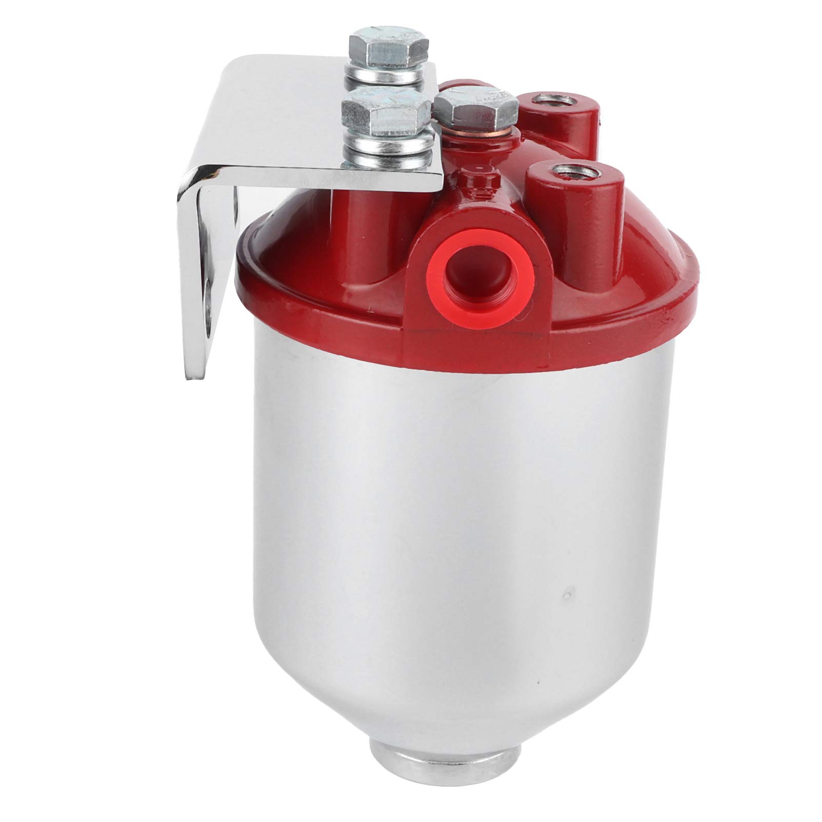 Filtro Carburante, Filtro Carburante a Contenitore Grande, Accessorio ad Alta efficienza di filtrazione, Ingresso/Uscita Npt da 3/8 Pollici, valutazione 10 Micron, Accessorio Universale