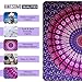 raajsee Indian Cotton Purple Tapestry Mandala Wall Hangings, Hippie Tapestries,Boho Throw Bohemian Bedding, Beach Blanket, Yoga Meditation Rugs Queen Bedspread Queen (82x92 Inches / 210x232 Cms)