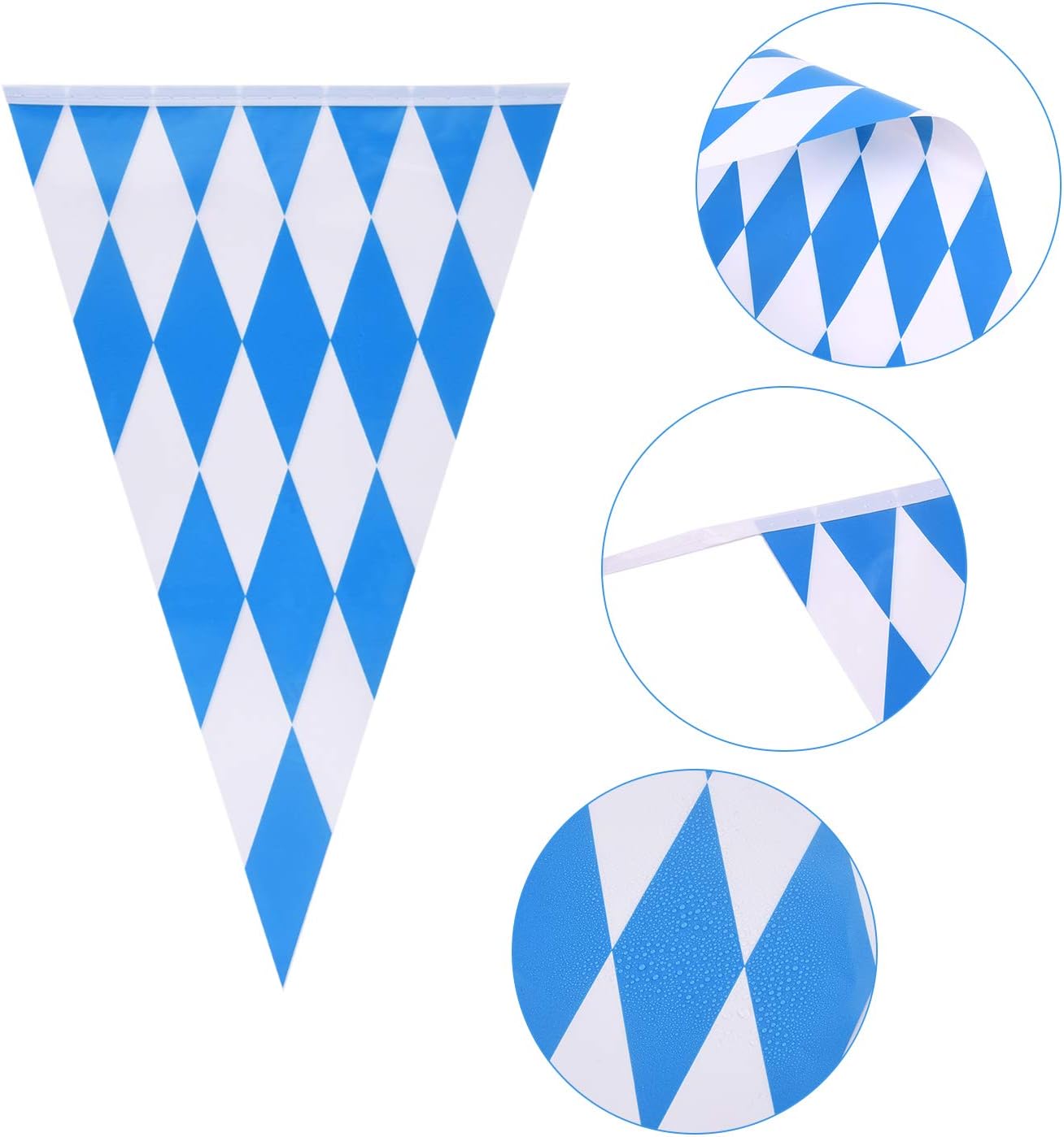 TUPARKA 98 Feet Oktoberfest Bavarian Pennant Banner Flag, Oktoberfest Decorations Octoberfest Party Supplies image 3