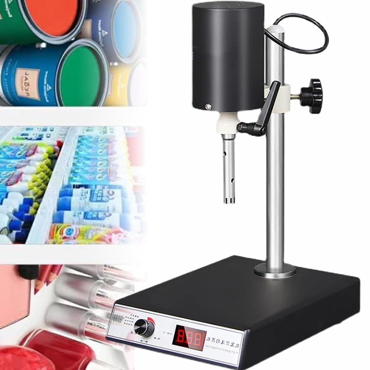 Szybki homogenizator do laboratorium, regulowany dozownik emulgujący, 300-23000 obr./min do emulsji i dyspersji komórek, idealny do użytku laboratoryjnego