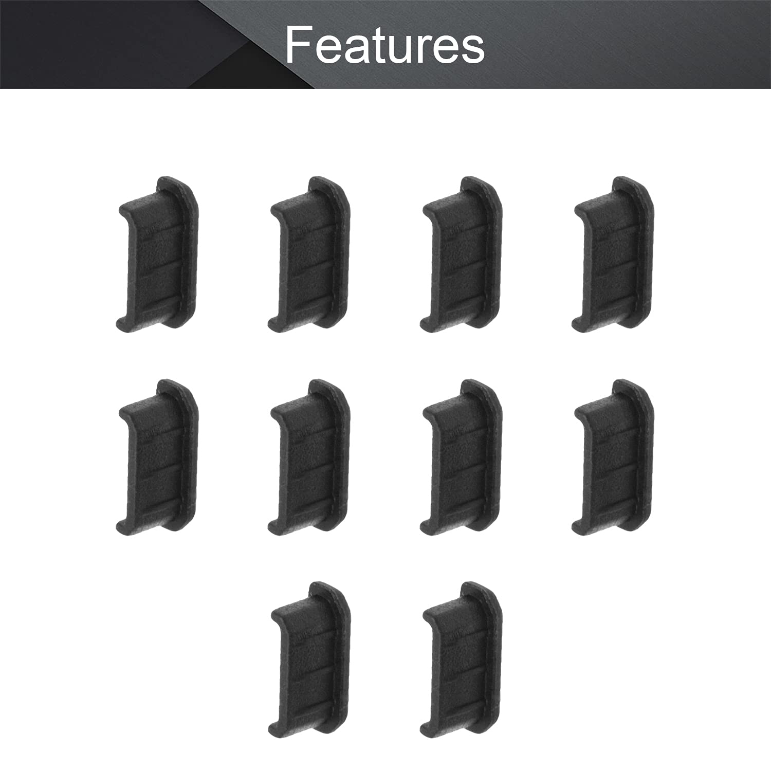 Fielect Silicone Anti-dust Stopper/Plug For Protect Data Port Silica - View #4