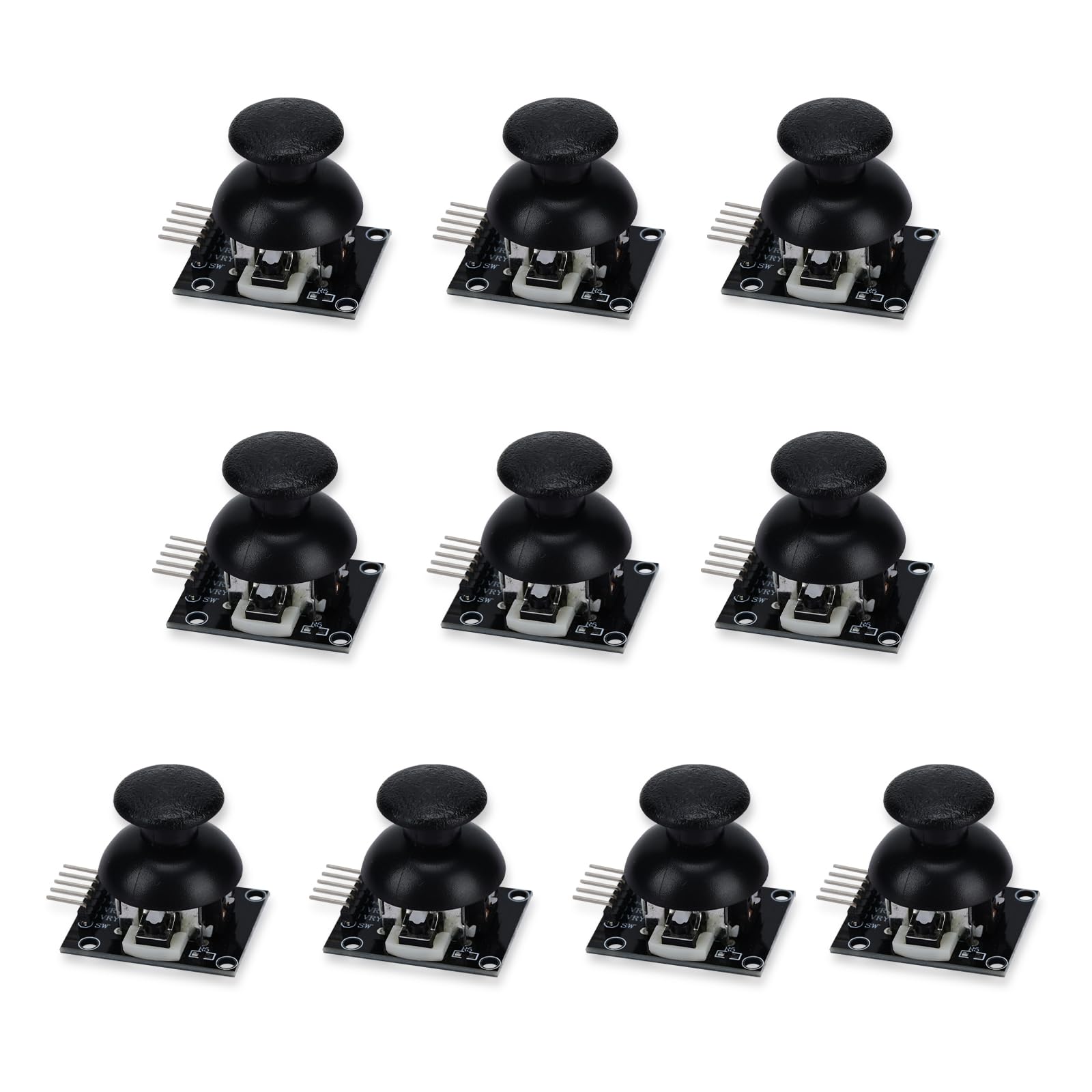 10pcs PS2 Joystick Game Controller Module XY Dual-axis Joystick Breakout Module for Arduino