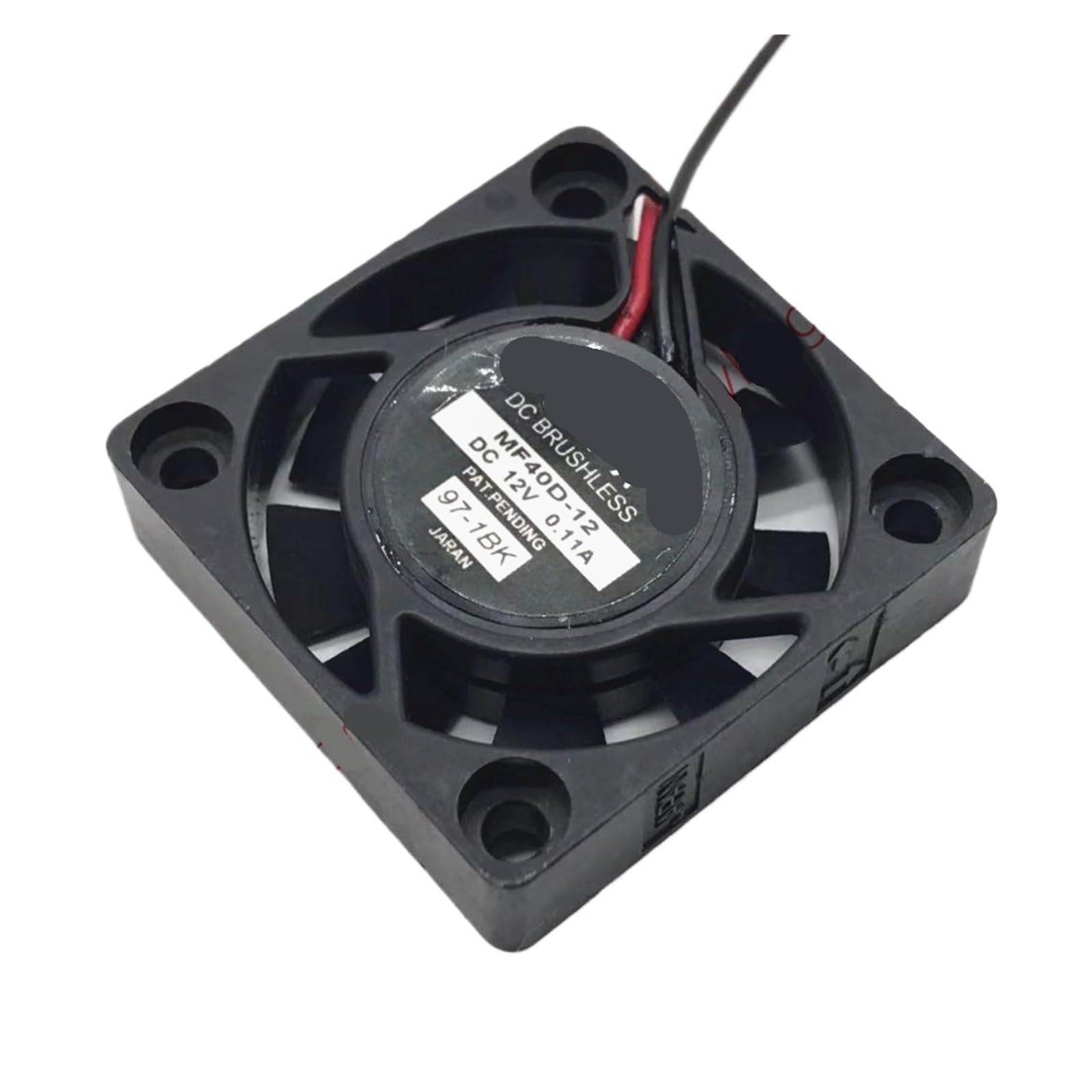 TPKMVGAP MF40D-12 DC 12V 0.11A 40x40x10mm 2-Wire Server Fan