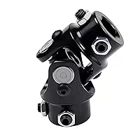 Vista 10 de Acoplador de junta en U de dirección, 1 pulgada DD x 1 pulgada DD junta en U del eje de dirección, junta universal de dirección, acoplamiento