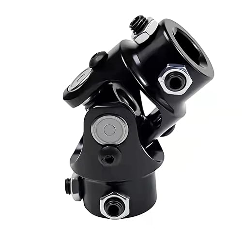 Miniatura 75 de 1" DD x 1" DD U Junta Eje de dirección universal Acoplador de junta U Ángulo máximo 35 grados (3-1/4") 3.268 in Negro