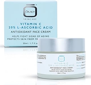 Omic+ Vitamin C 20% L- Ascorbic Acid Antioxidant Face Cream 50ml