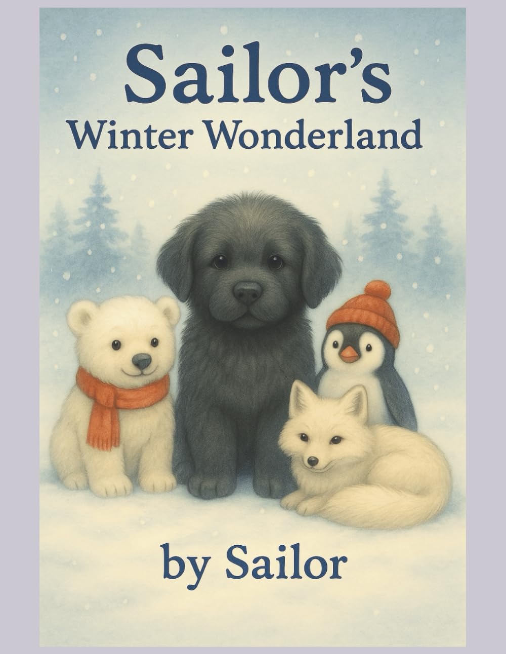 Sailor’s Winter Wonderland (Sailor , the Newfoundland pup)