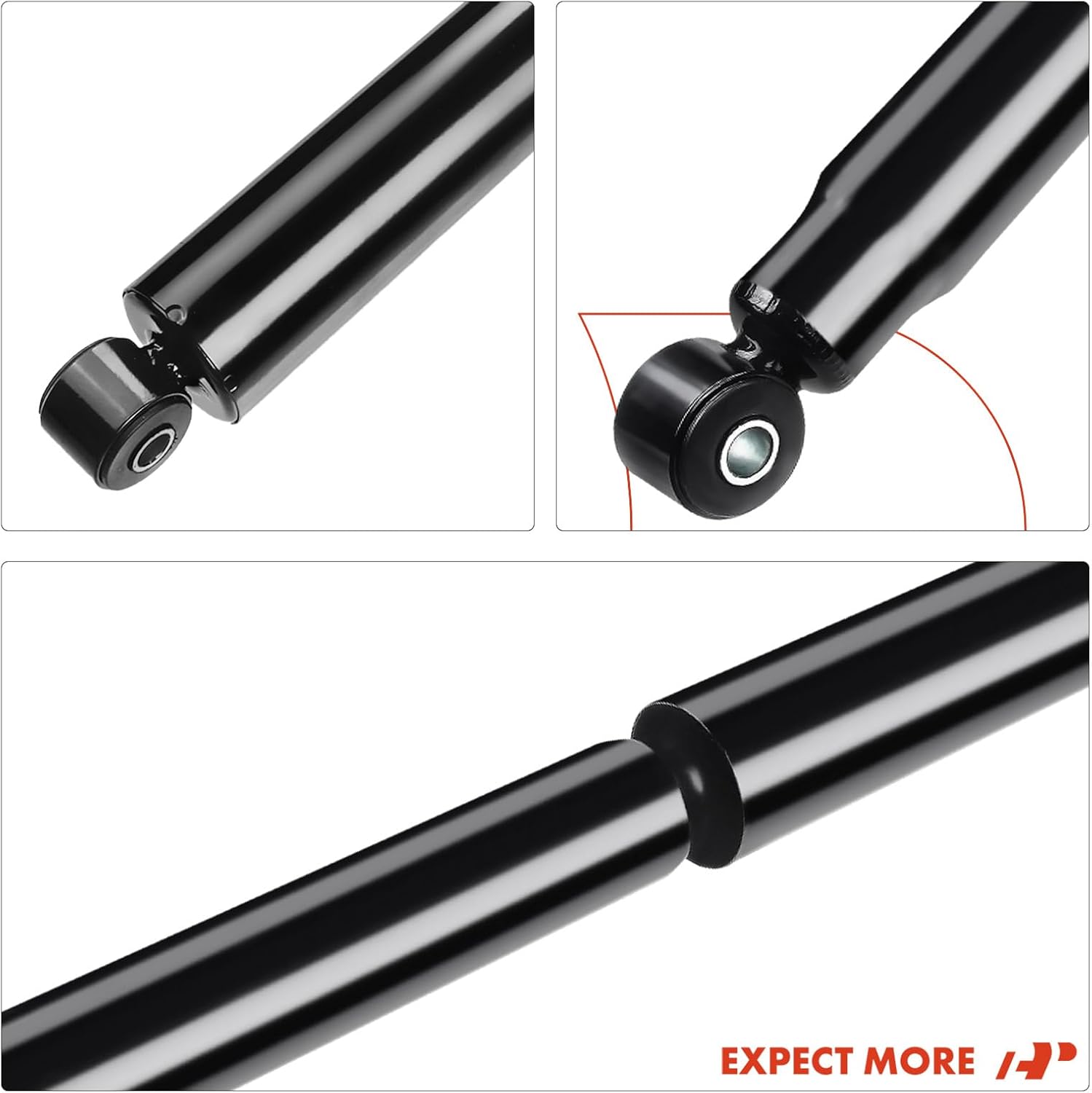 A-Premium Rear Pair (2) Shock Absorber Compatible with Dodge Ram 3500 2003-2010 & Ram 3500 2011-2018, Driver and Passenger Side