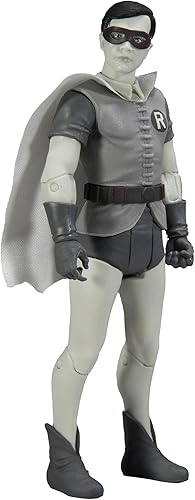 DC Retro Batman 1966 - Figura de acción de 6 pulgadas Wave 5 - Robin blanco y negro