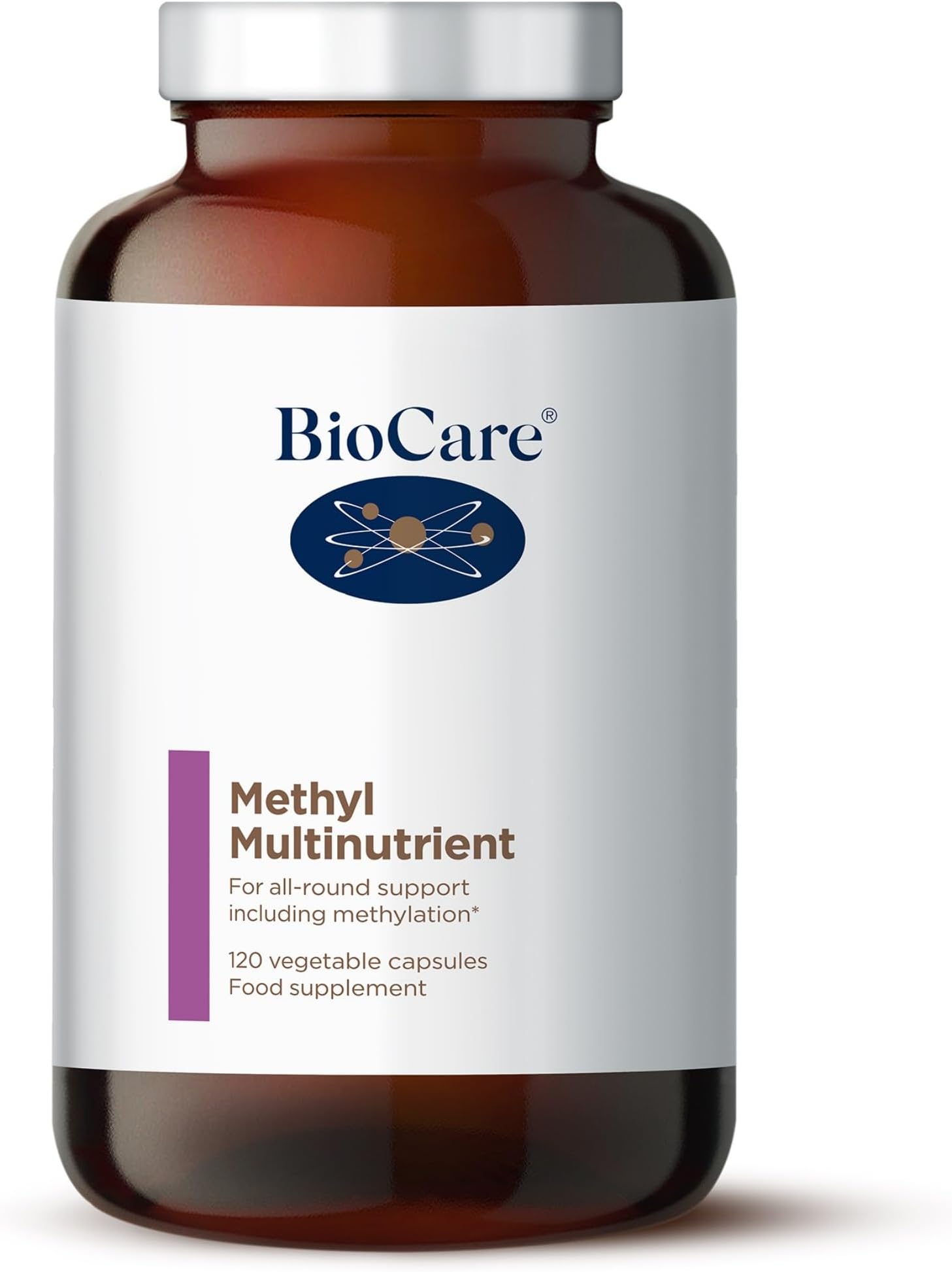 Methyl Multinutrient | Vegetable Capsules | High Potency Multinutrient | for All-Round Support, Including Methylation | Suitable for Vegetarians and Vegans | 120 Capsules