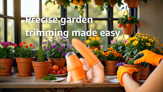 Cortador de pulgar de silicona para frutas y verduras miniatura 7