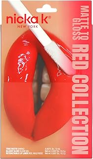 Nicka K The True Matte Lip Kit (Shiraz/Rojo/R...