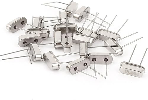 IIVVERR 20 piezas de baja perfil-e 18 MHZ 18.000 MHZ oscilador de cristal de cuarzo HC-49S reemplazos (20 piezas de perfil bajo 18 MHZ 18.000 MHZ