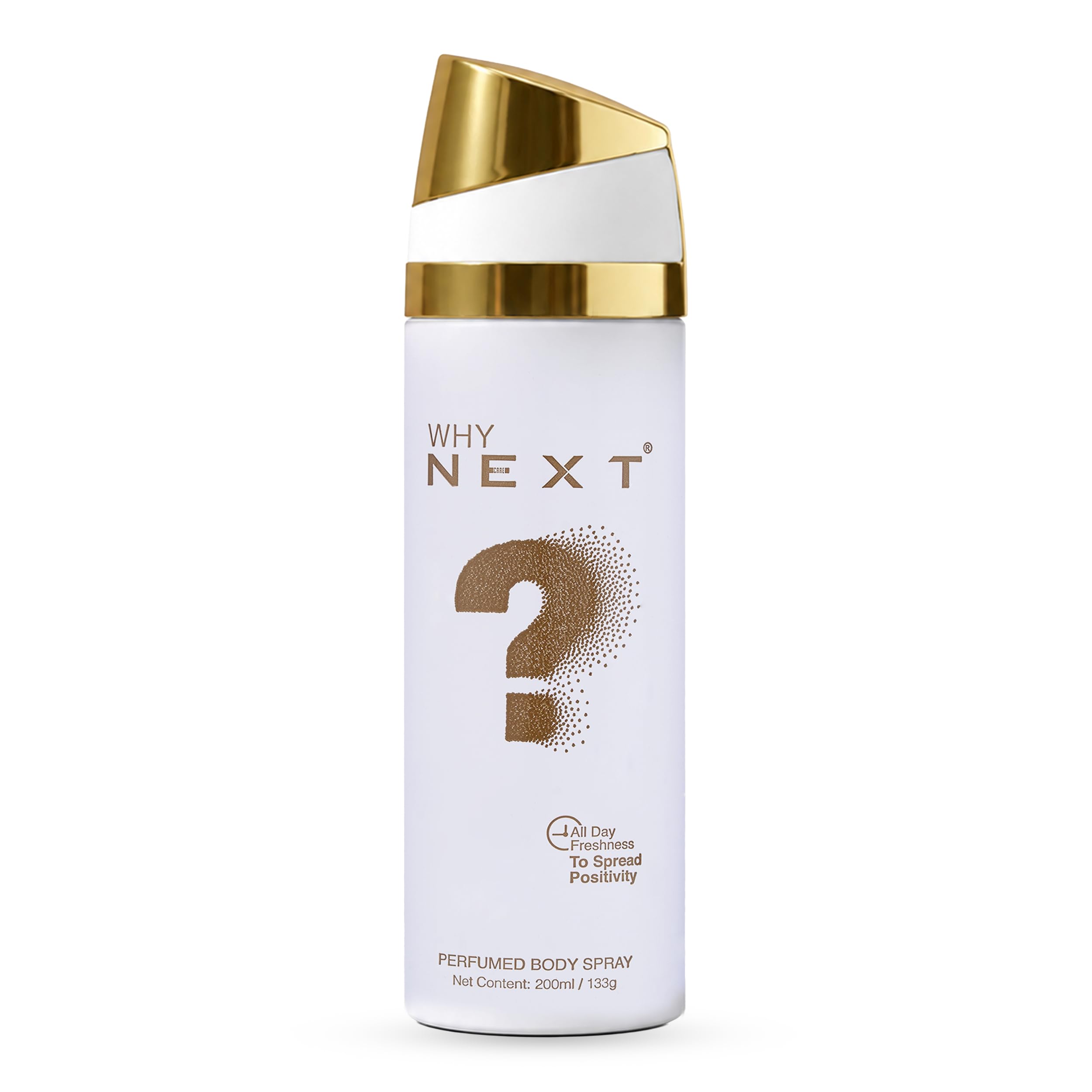 Next Care Why Perfumed Body Spray for Men & Women | Long Lasting Unisex Deodorant Spray | Fresh Fragrance | 200ml