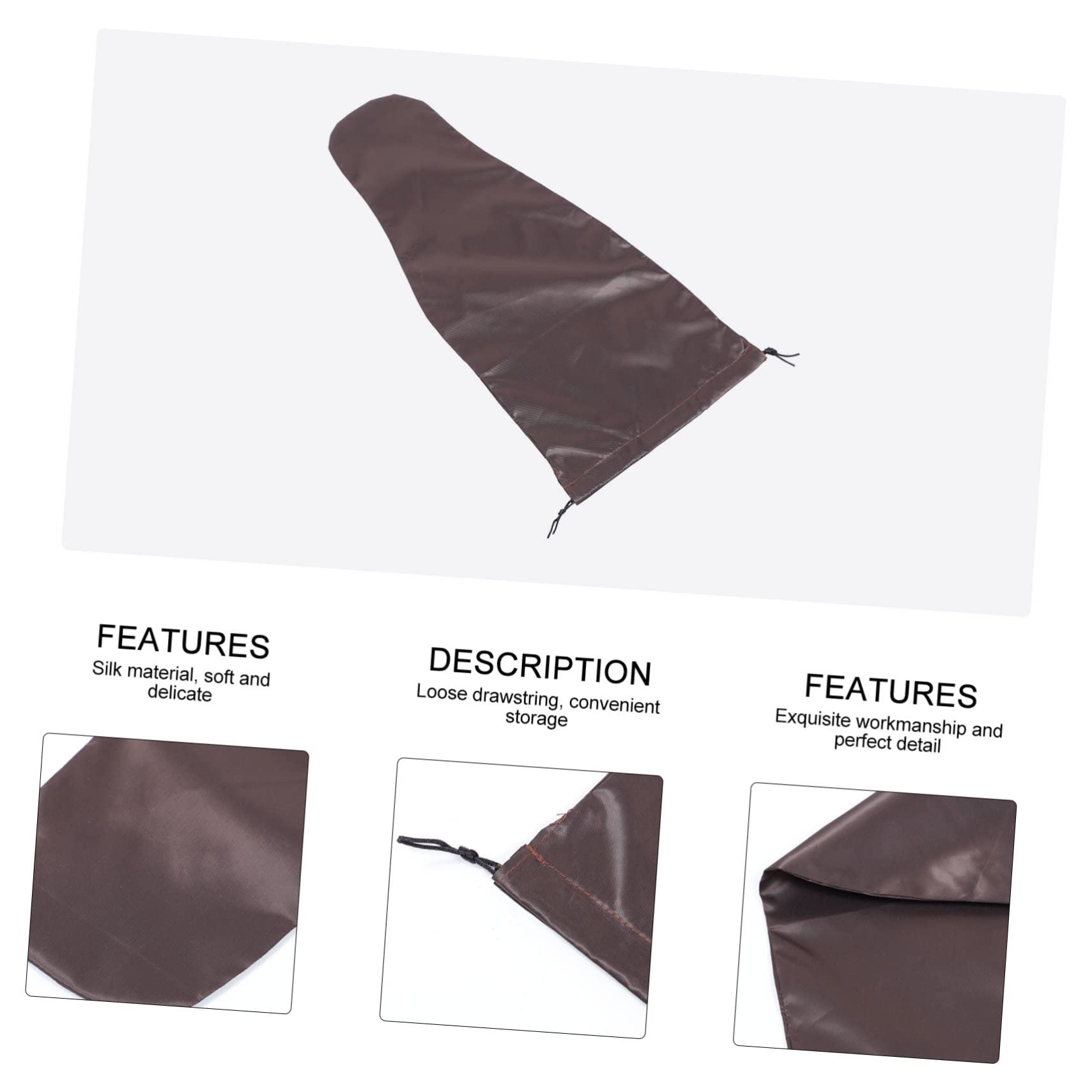 HEMOTON Cello Case Endpin Slip Mat Silk Cello Cover Safe Comfortable Instrument Cover