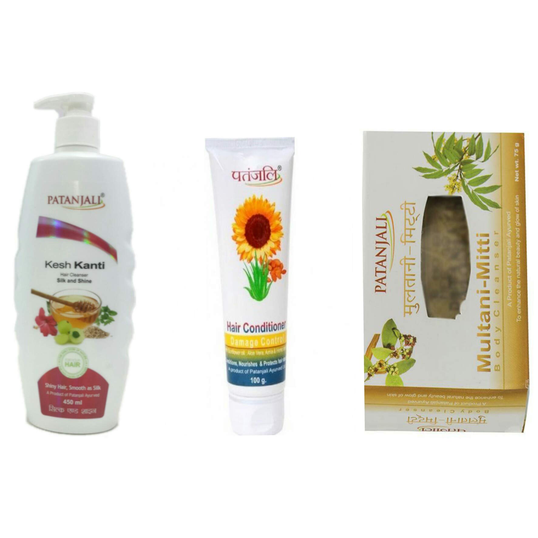 Buy Patanjali VADMANS 450 ml of Silk-Shine Shampoo and 100 g