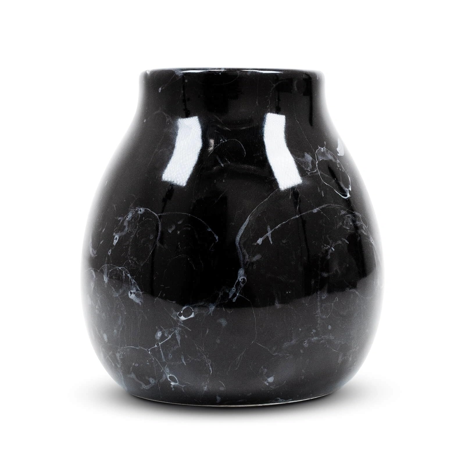 Yerba Mate Kompletny zestaw dla 2 osób - 2 kubki ceramiczne Smoked Black, 10 próbek Yerba Mate (50 g) - zestaw Discovery z akcesoriami