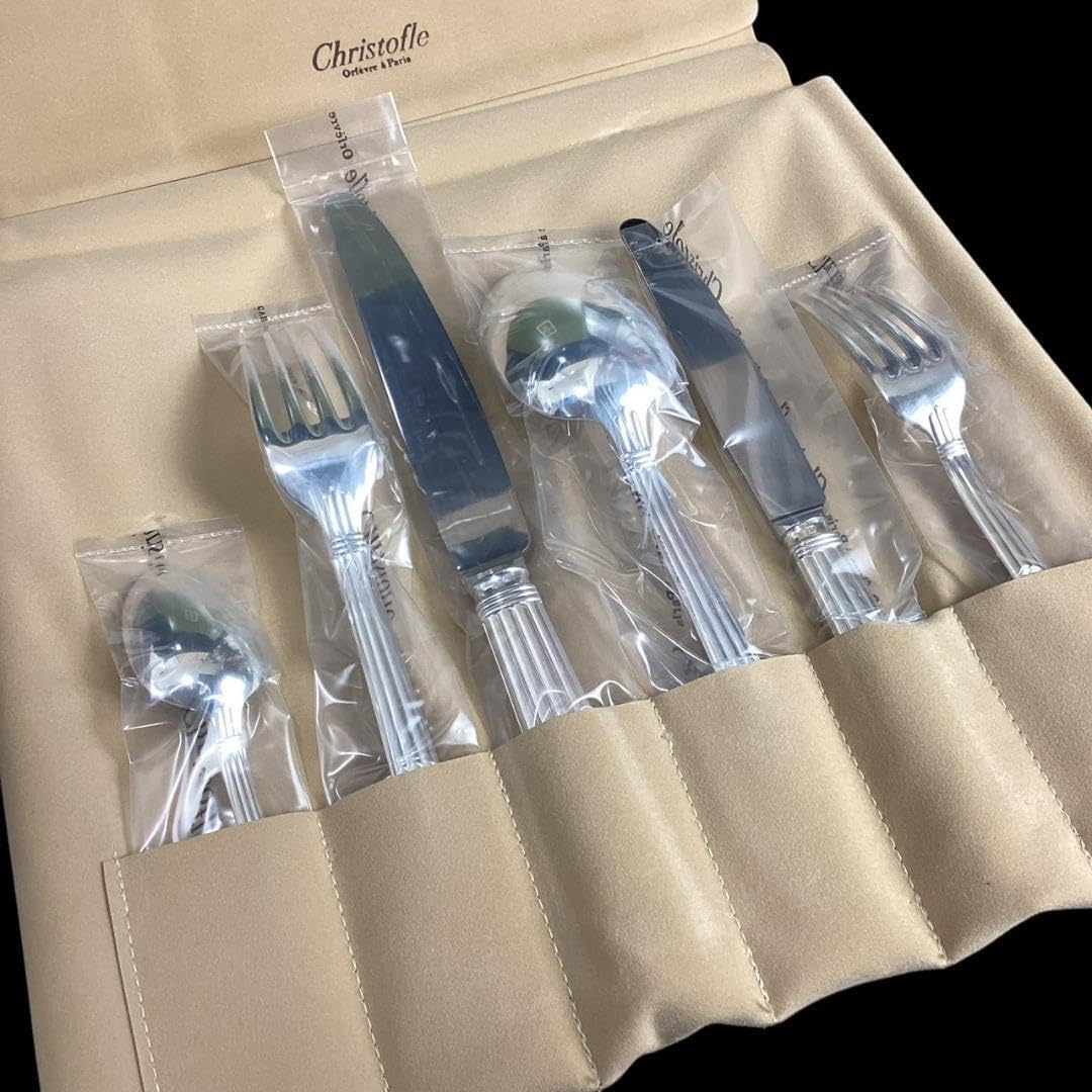 ◇良品◇クリストフルリュバンナイフフォークスプーン18本セット6客分