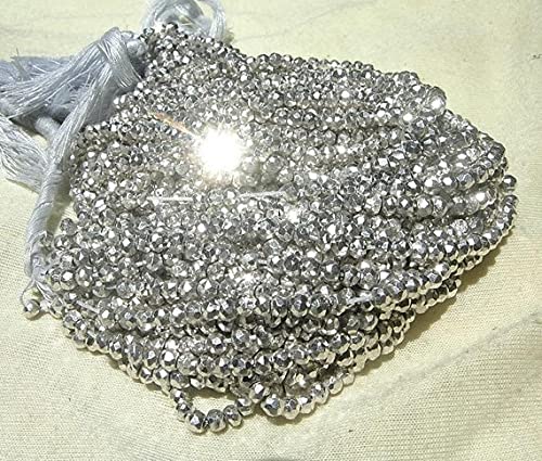 Pyrite argentée 3.5mm LKBEADS pour réparer et enfiler vos colliers
