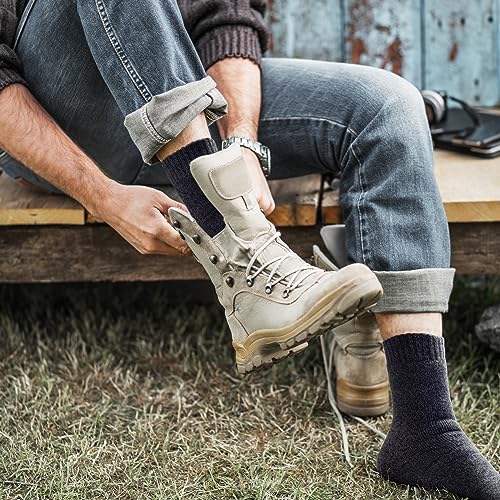 HUGSWEET Thermal Socks, Winter Warm Socks for Men, Insulated for Cold Weather, Heated Trapping4