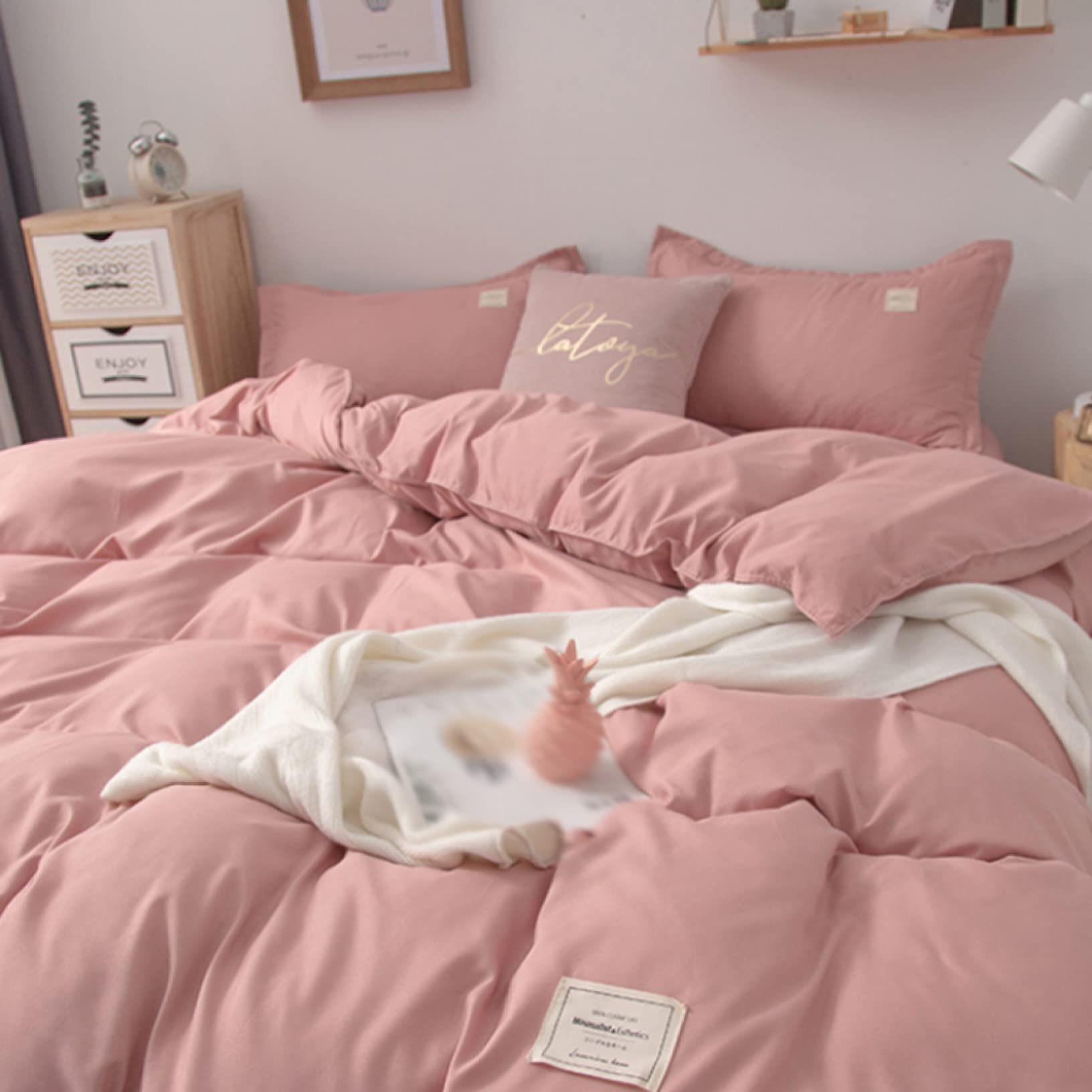 Amazon｜掛け布団カバー シングル ダークグリーン 布団カバー 掛け