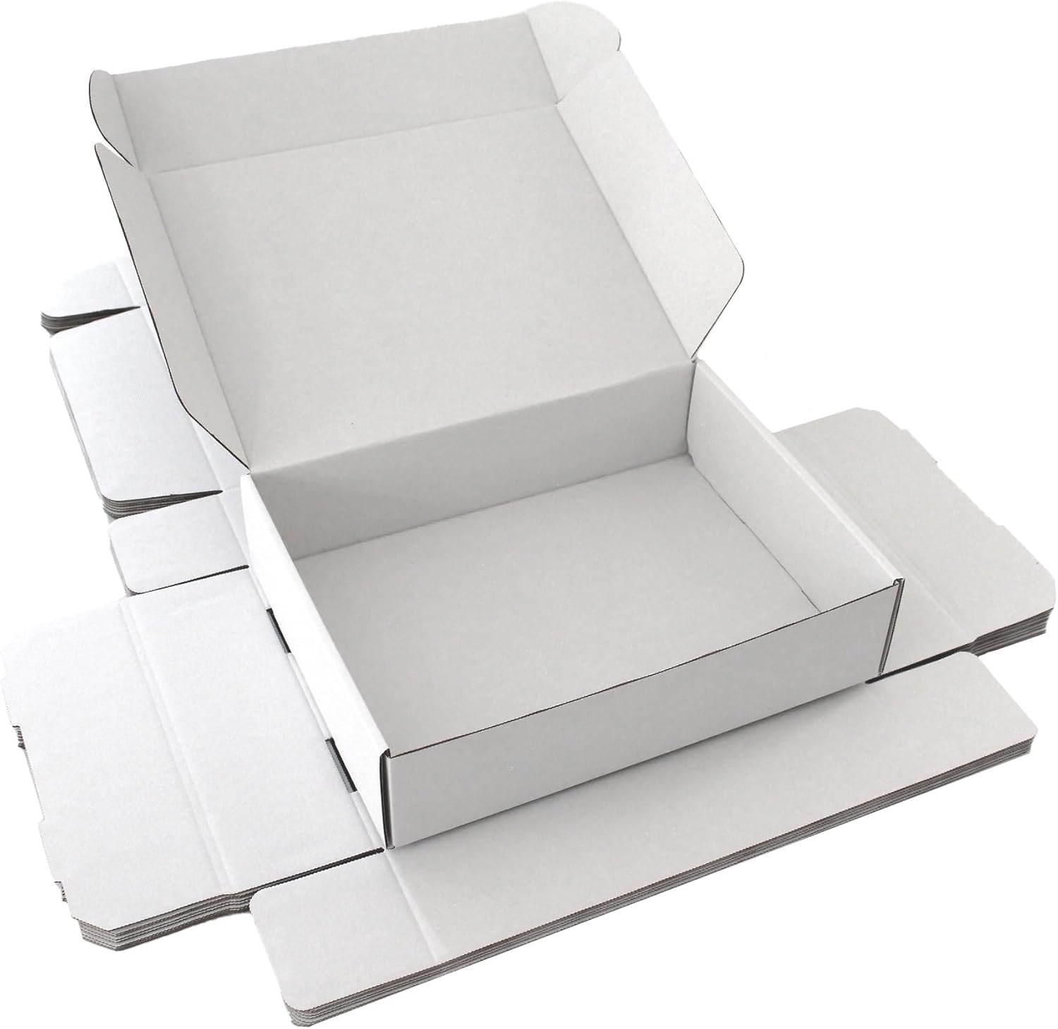 12x9x3 Shipping Boxes 20-Pack, White Corrugated Cardboard Boxes for Mailing, Shipping & Small Business Packaging