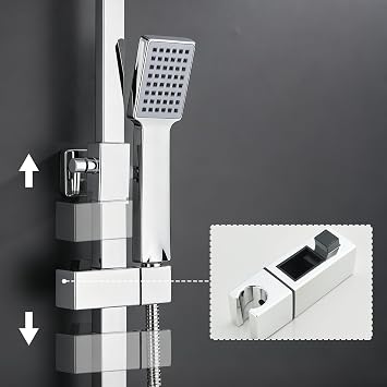 Thermostatic Shower Mixer Set with 9