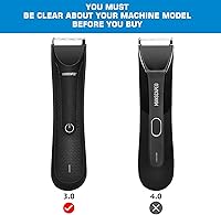 Vista 4 de CR8GR8 Peine Guía Profesional de Corte Compatible con Manscaped 3.0, Paquete de 4, 8 Longitudes de Corte de 1/8"-1/2" Pulgadas Compatible