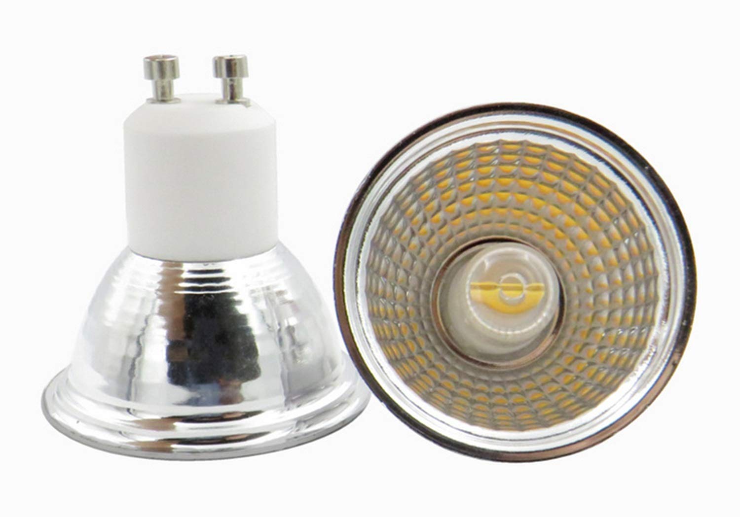 Lampadina LED non dimmerabile GU10, angolo di apertura a 45 gradi 350-400 Lumen, 3000K / 6000K, 5-Watt (equivalente a 50 watt), confezione da 5 LLPYLED (Color : Cool white)