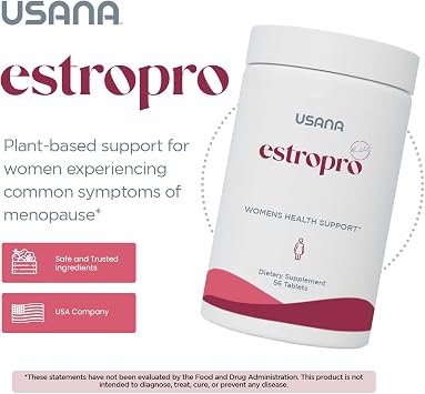 USANA EstroPro with Phytoestrogens for Symptomatic Support During Menopause* - 56 Tablets - 28 Day Supply