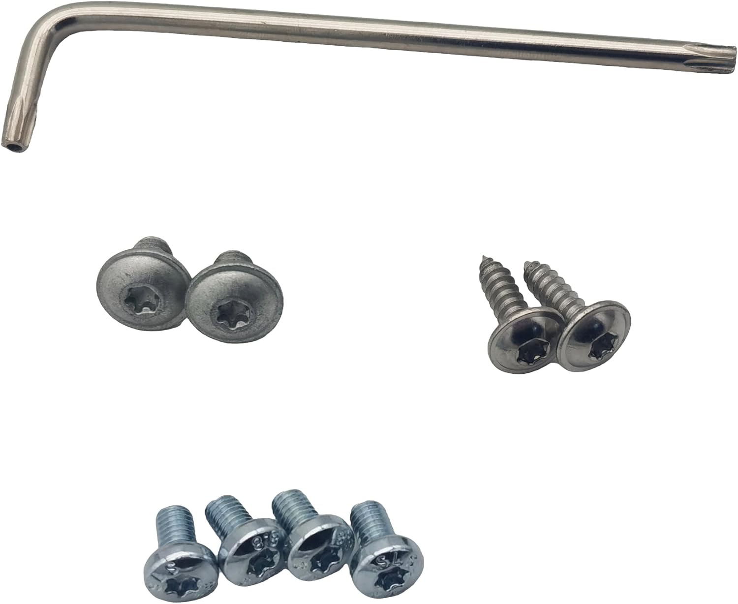 OKAY MOTOR 8T0827113A01C Rear License Plate Bracket w/Screws for 2002-2024 Audi Q5 A3 S3 A4 S4 A5 S5 RS5 A6 S6 SQ5 Q7 RS4 allroad 8V5827113B9B9