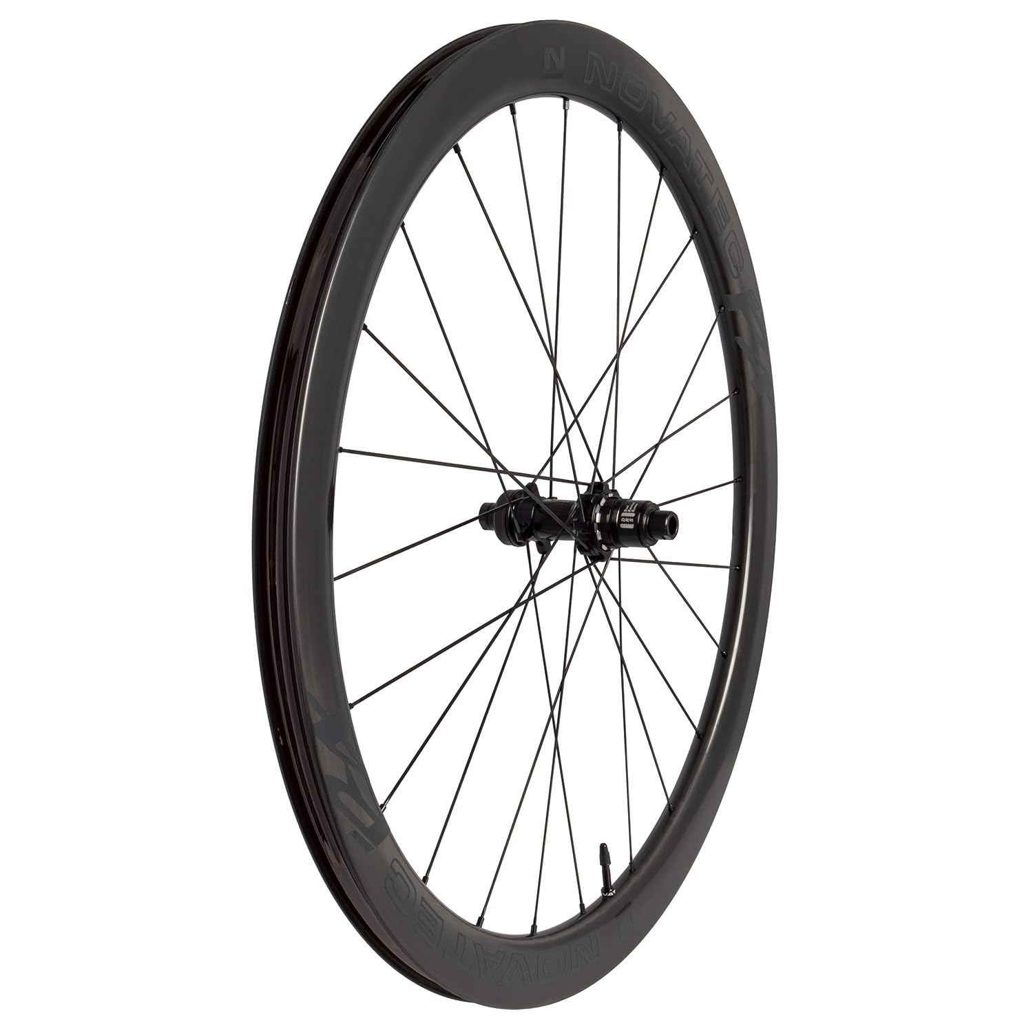 Novatec Kit per bici da corsa in carbonio, 45 mm e 1290 g, Tubeless, R4 Disc CL-Pro, Sram XDR