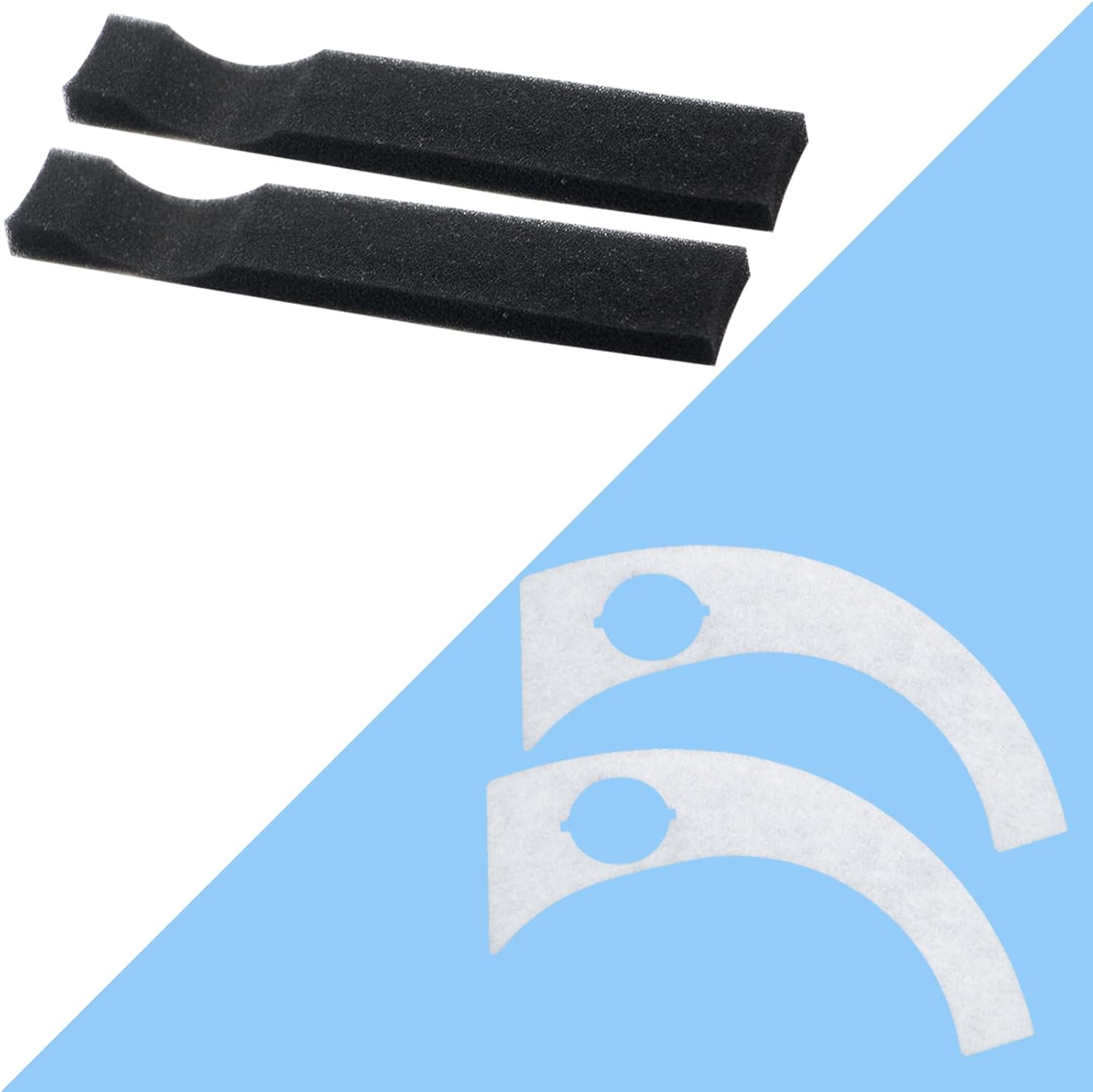 Foam Filters Compatible with Shark MessMaster Portable Wet Dry Vacuums, Also Compatible with Shop Vac UV105, VS100, VS101, VX102BRN, VX101​, 2 Set Foam Filters image 4