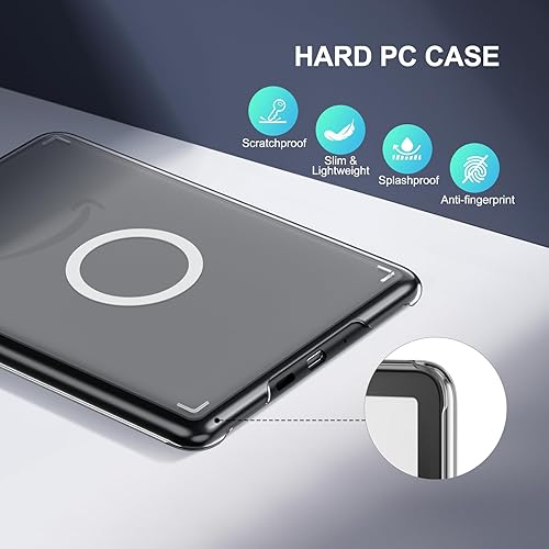 Miniatura 100 de MoKo Funda para Kindle Paperwhite de 6.8" (11ª generación-2021) y Kindle Paperwhite Signature Edition, ultra transparente, suave, flexible, Negro