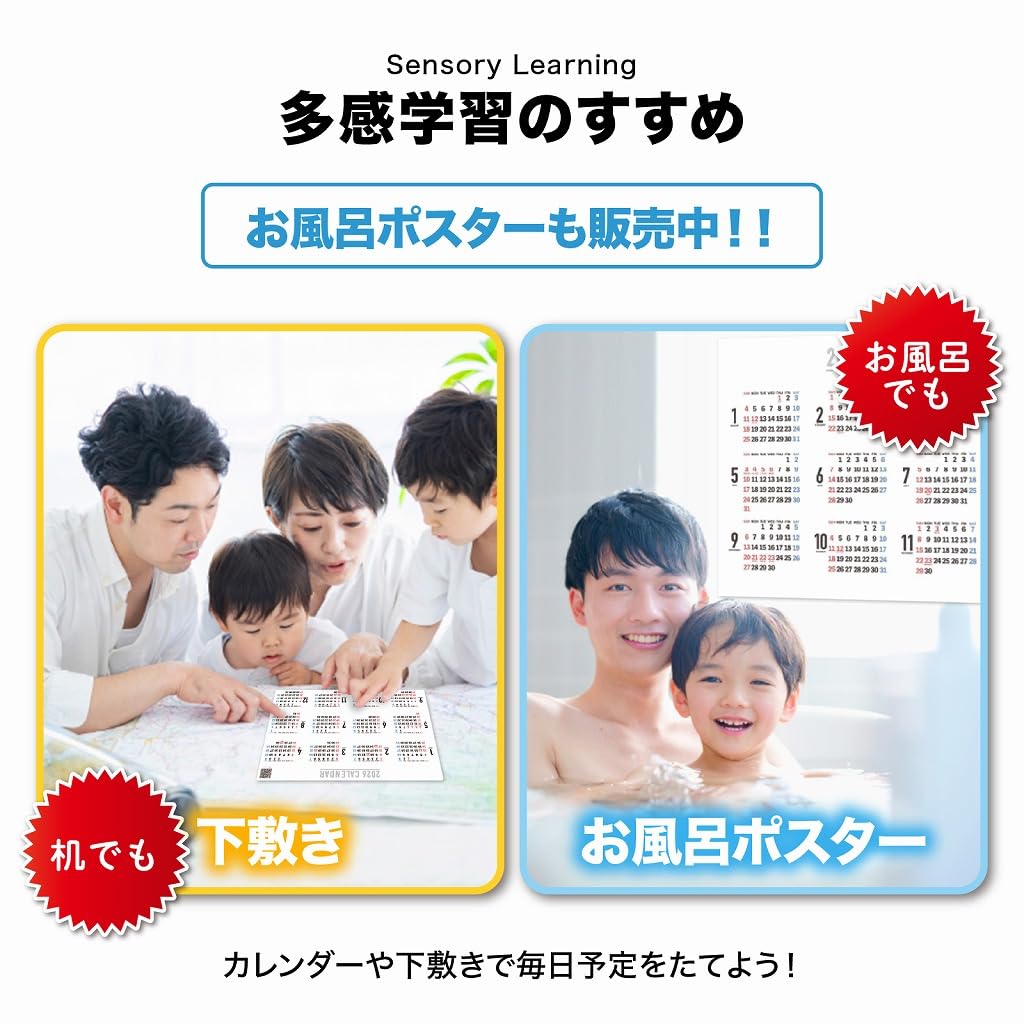 Amazon.co.jp: 下敷き カレンダー 2026 年間カレンダー 両面タイプ A4