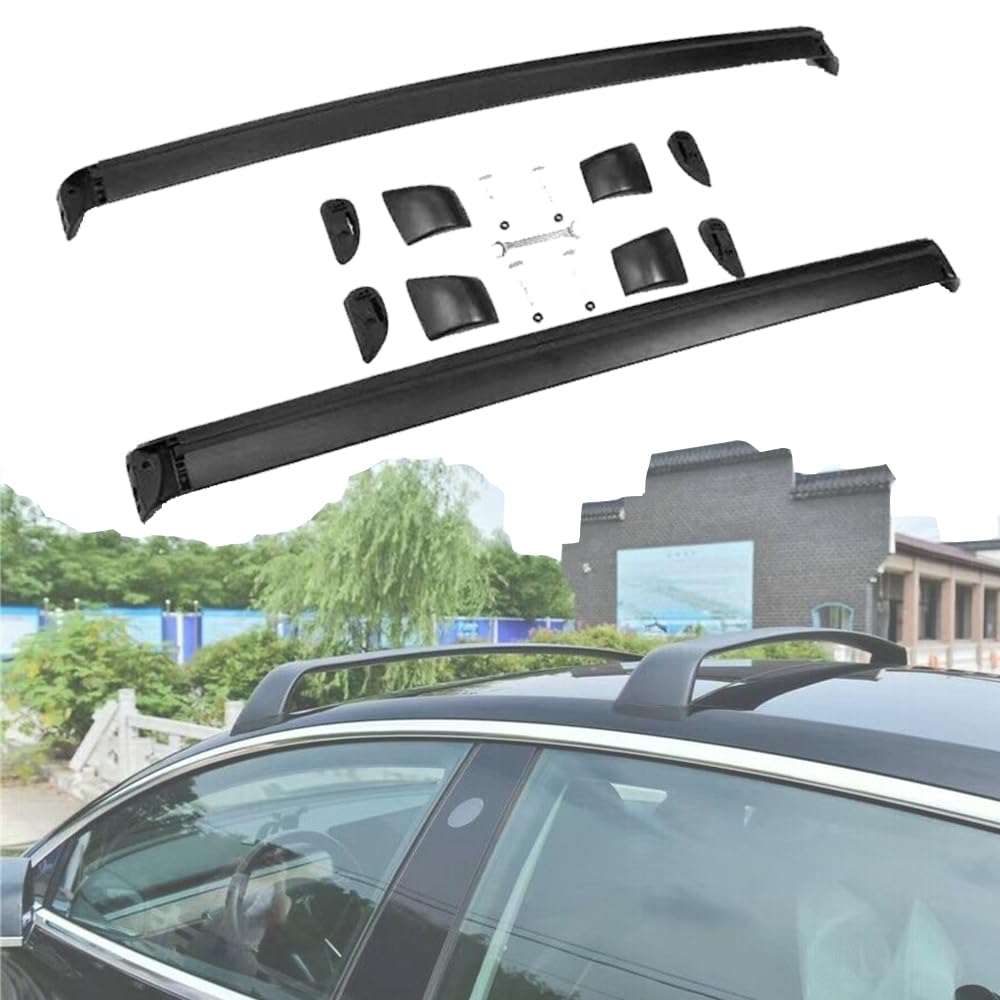 YHELI 2Pcs Roof Rail Rack Cargo Cross Bars Crossbars Fits for Model Y 2021 2022 2023, black, nfbd38