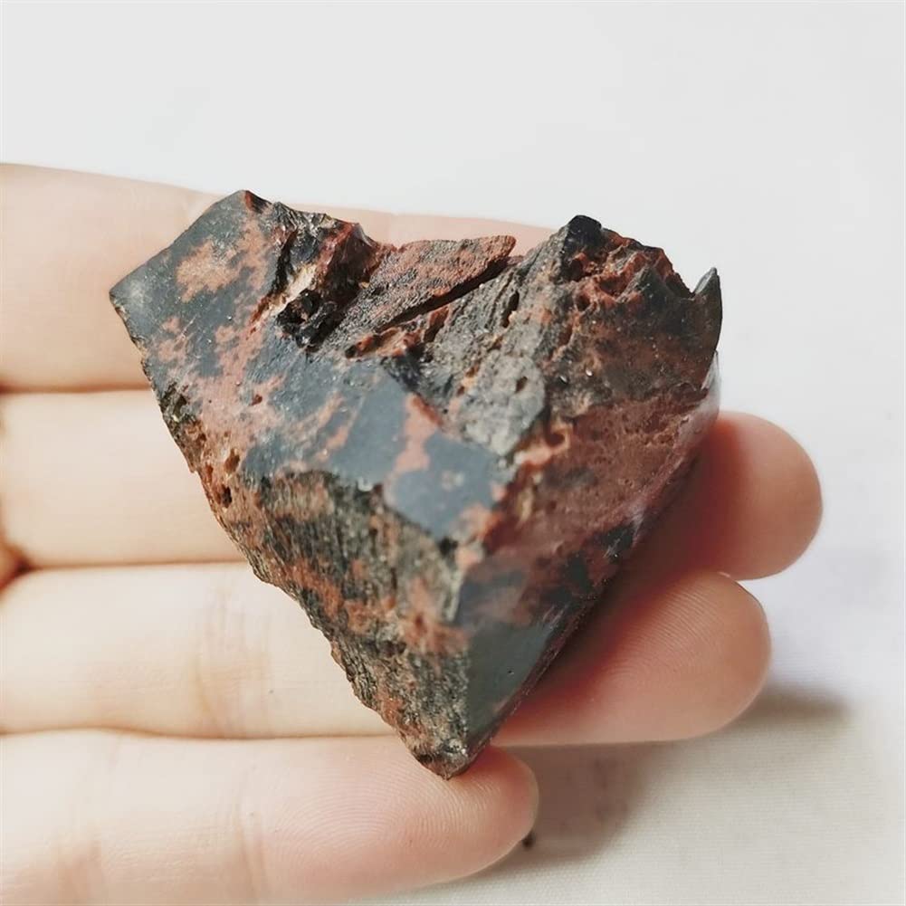 COKYIS Cristal Natural en Bruto Cristales y Piedras Naturales, 1 Uds., 3-4cm, especímenes Naturales, obsidiana roja, obsidiana cruda en Bruto, Piedra cruda Natural en Bruto for decoración