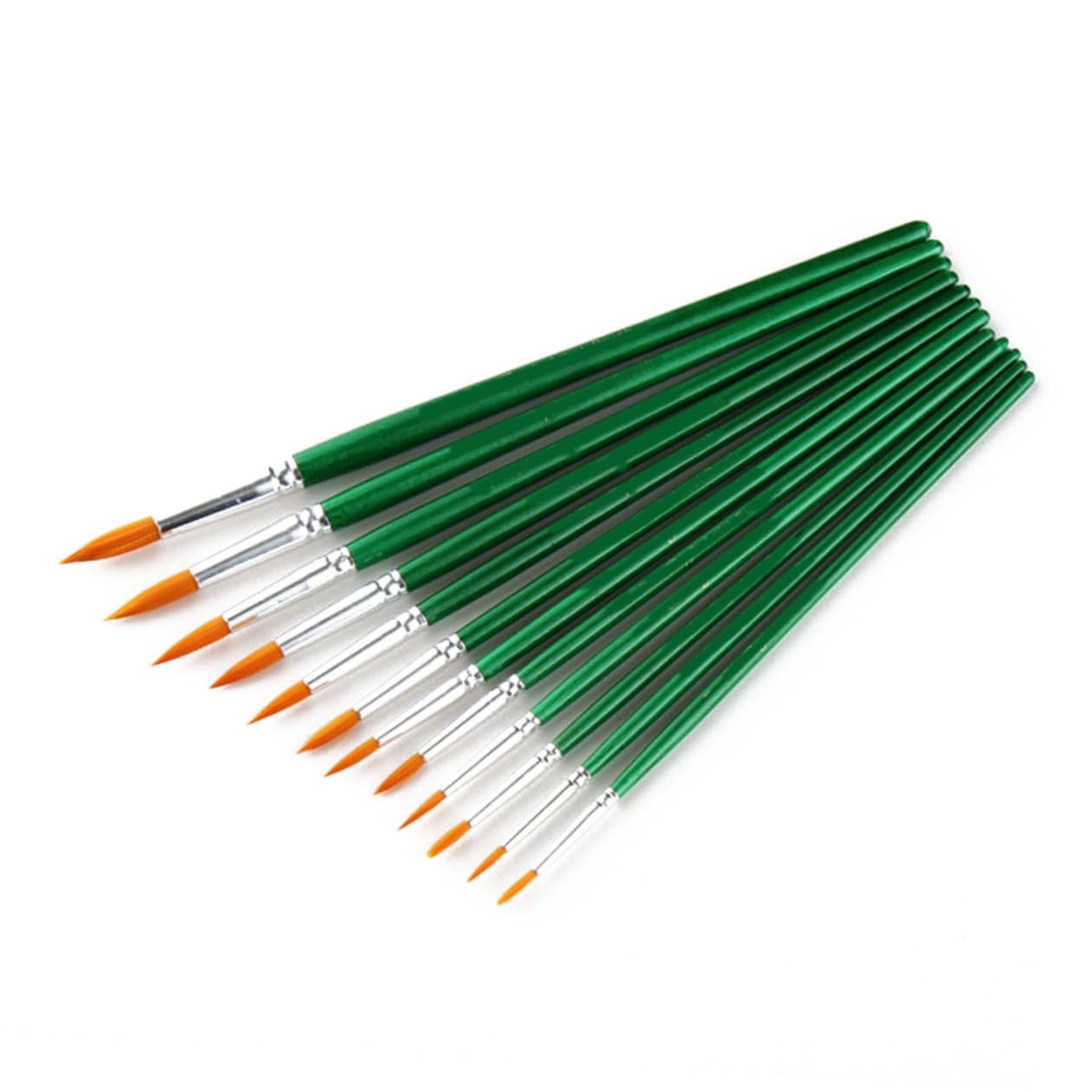 NUOBESTY Juego De 36 Pinceles para Pintura con Mango De Madera Acrílico Óleo Y Acuarela De Doble Punta para La Escuela.
