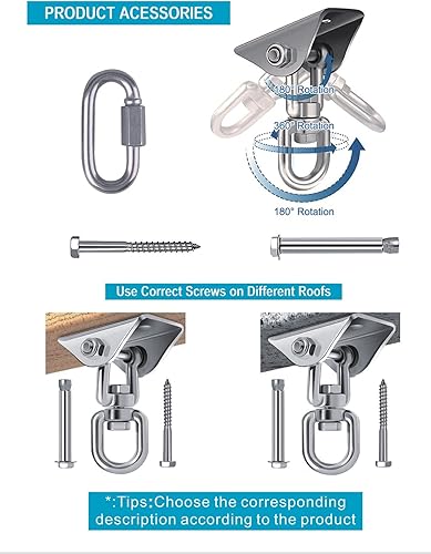 Miniatura 6 de Columpio sensorial de terapia interior para adultos, niños, adolescentes, giratorio de 360 y doble capa, hamaca para puerta, ideal para autismo,