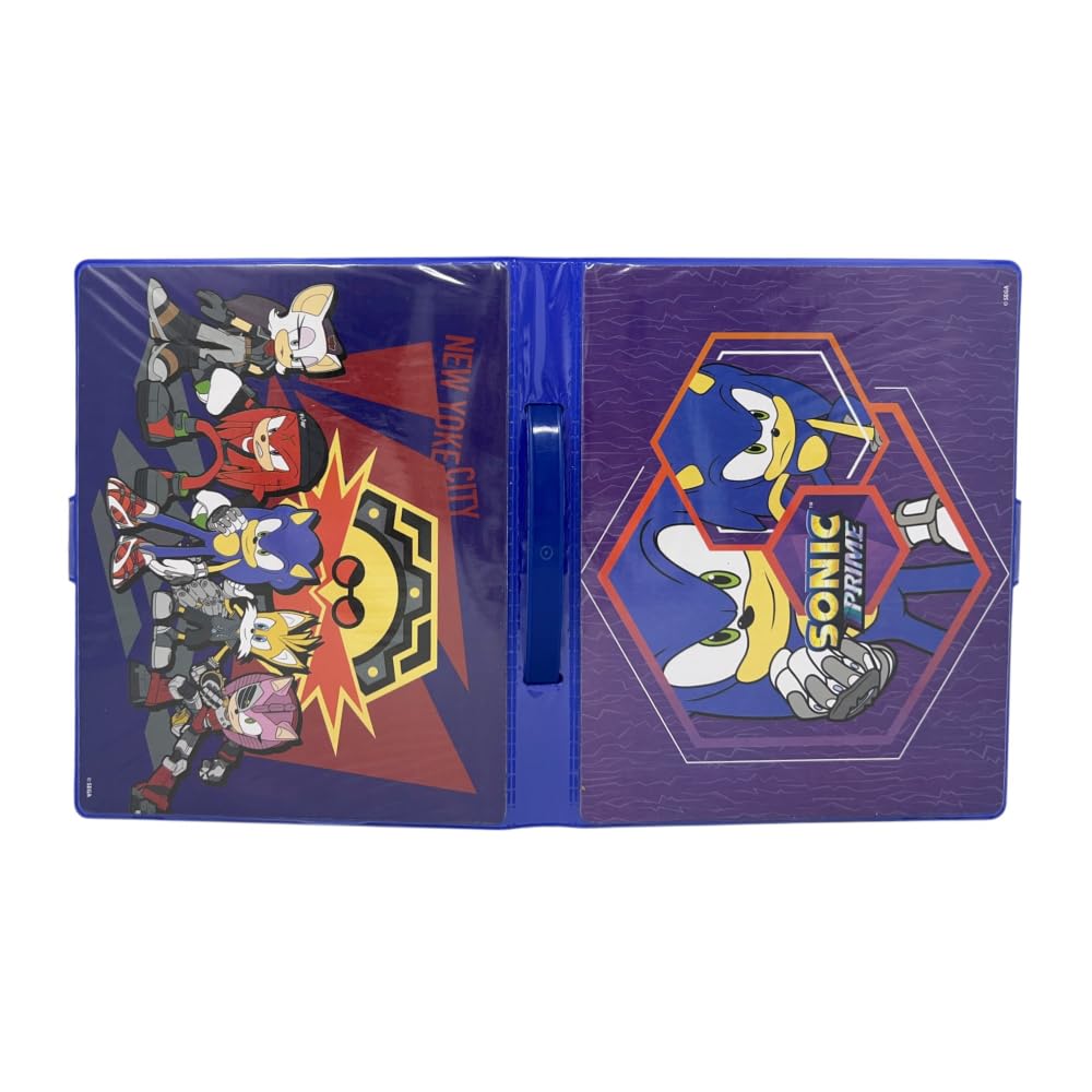 Valigetta con colori per bambini Sonic set 65 pezzi di colori e cancelleria kit disegno e pittura