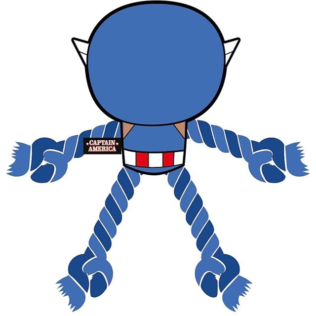 Foto 3 de 7 de Cerdá - For Fan Pets - Cuerda Dental Peluche de Capitan America - Licencia Oficial de Marvel®