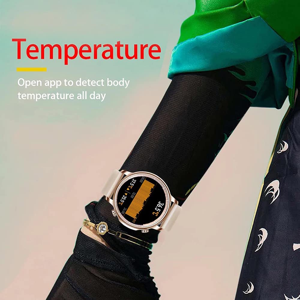 V23 damski inteligentny zegarek w pełni dotykowy opaska monitorująca aktywność fizyczną IP67 wodoodporny inteligentny zegar do pomiaru ciśnienia krwi męski smartwatch dla iOS Android (D) little