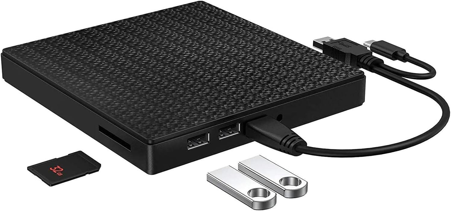 Lettore Blu-Ray Esterno USB 3.0 - Masterizzatore Per PC, DVD, CD E BD, Design In Alluminio