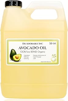 Dr Adorable - 32 oz - Avocado Oil - 100% Pure Natural Organic Cold Pressed