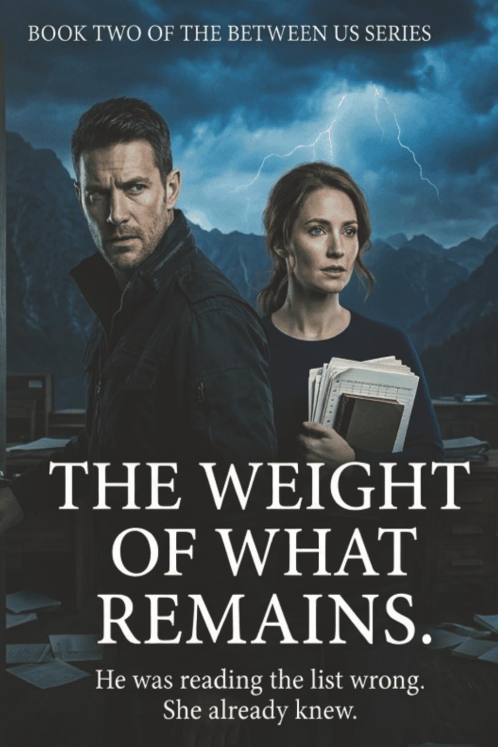 Weight of What Remains: Book Two of The Between Us Series: A Romantic Suspense of Faith, Danger, and a Marriage of Convenience