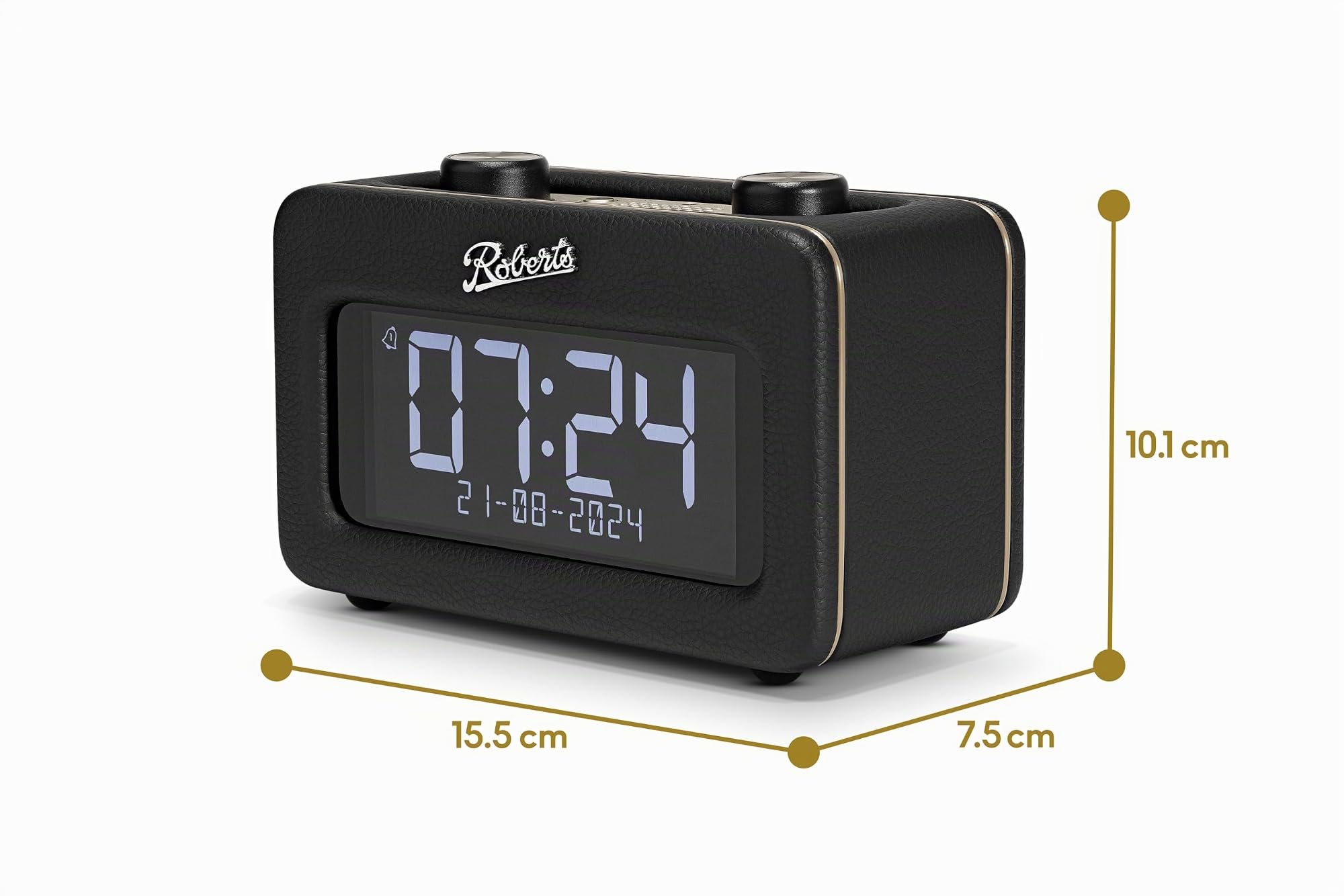 Roberts Revival Rest Radio numérique Dab avec Bluetooth, Noir